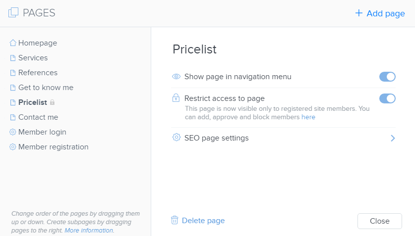 Restricting_access_to_page