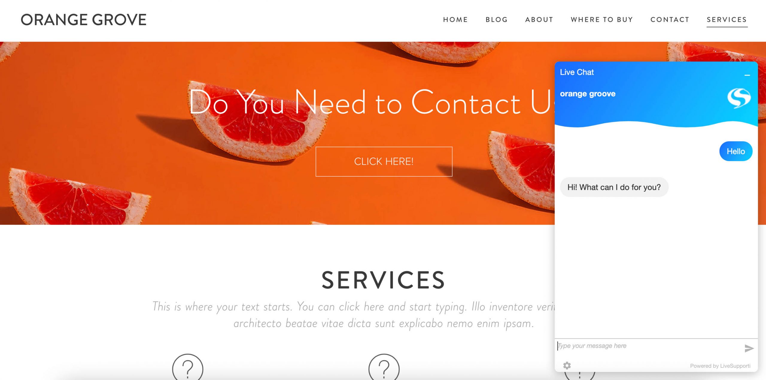 adding chat to website