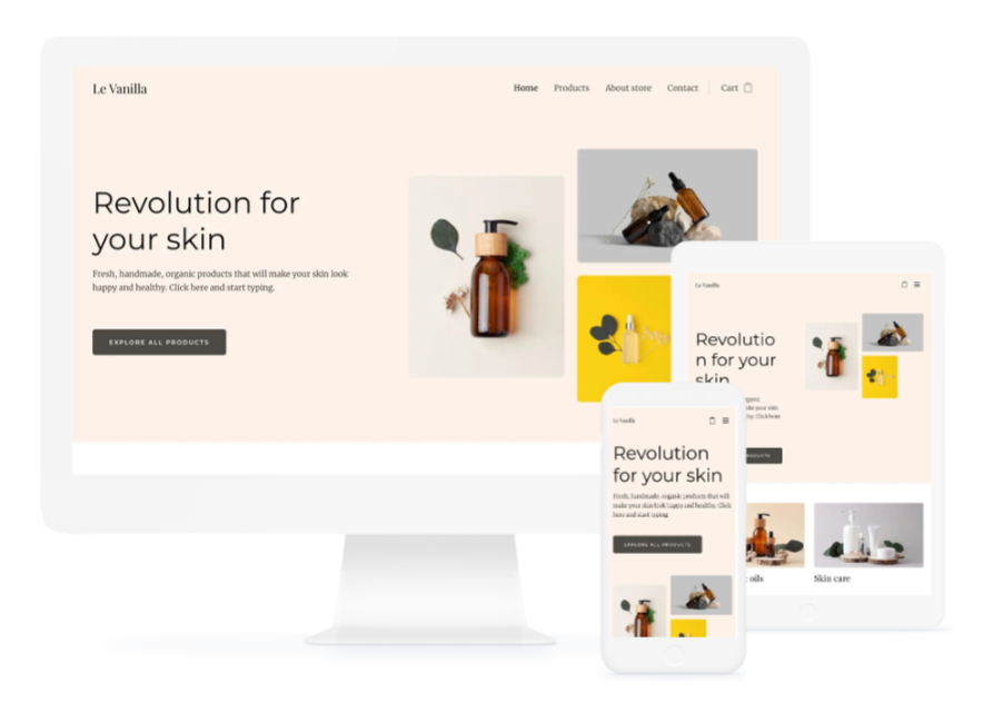 Cosmetic Store Webnode Template