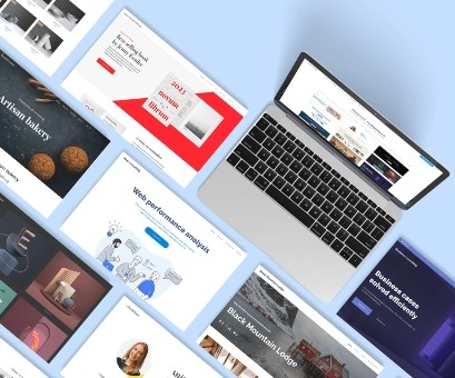 Pick a template and create a website in 1 day