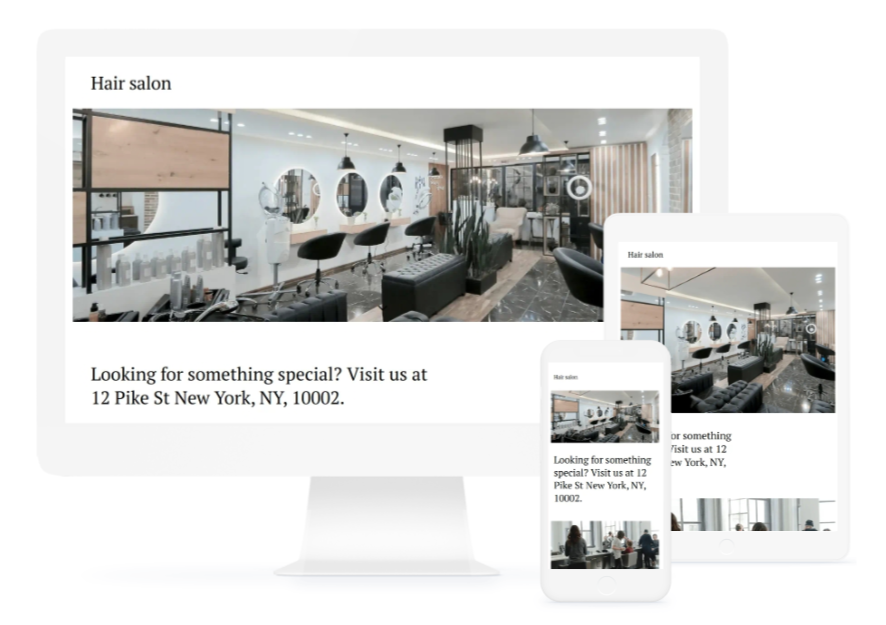 Hair Salon Webnode Template