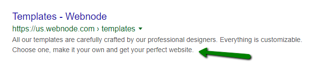 Meta description