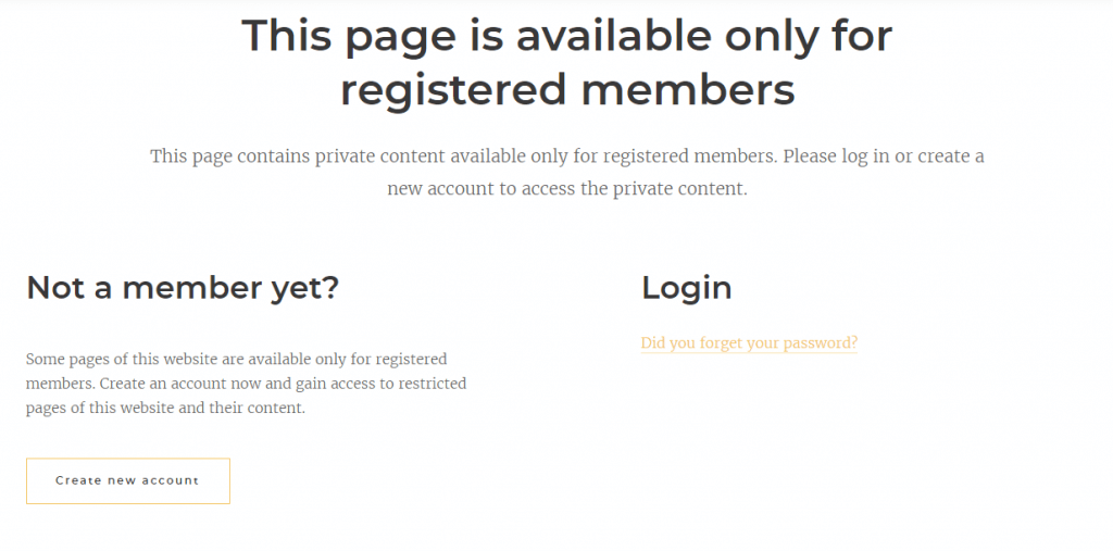 Membership Website