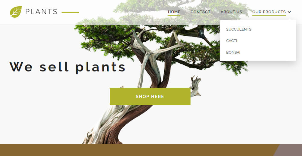 Example of a not-that-clear navigation