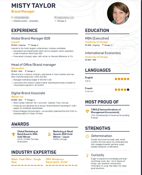 Simple and clear personal portfolio.