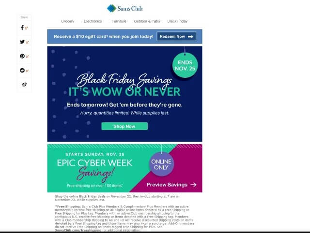 Cutdown popup