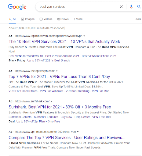 Website Traffic Sources from Paid Traffic