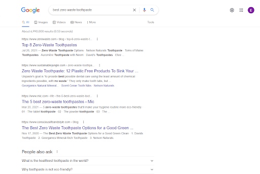 Website Traffic Sources: Target Long Tail Keyword