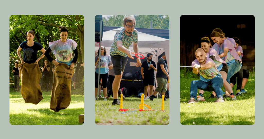 Competitions at annual event called Káčata