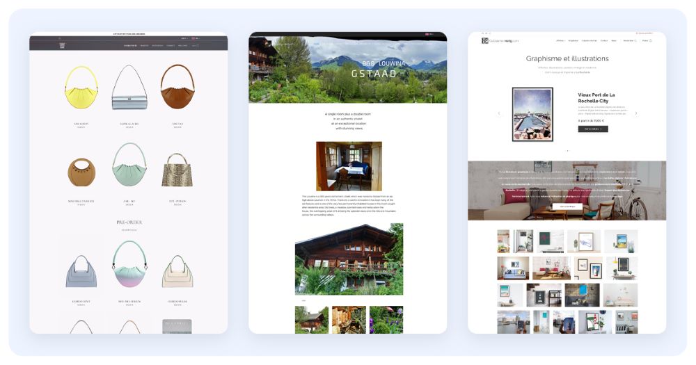 business websites on Webnode 