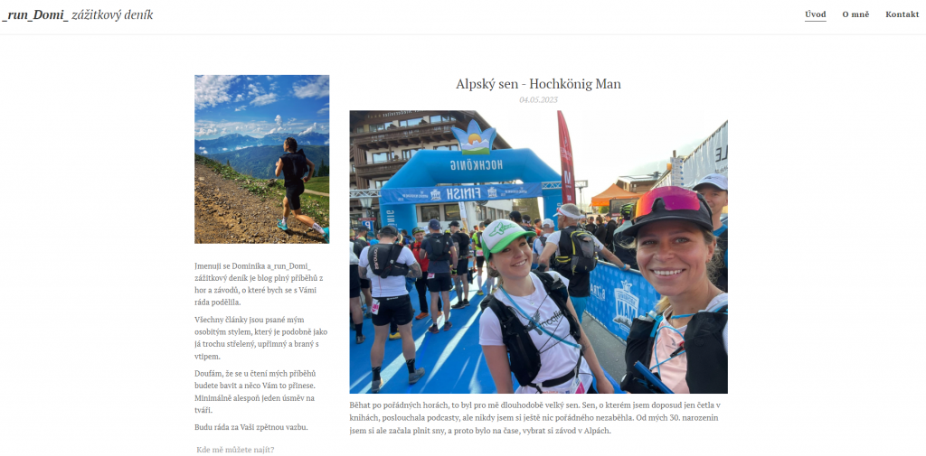 travel website example