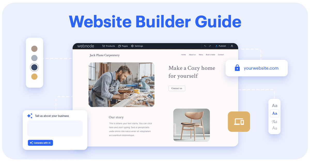 What is a website builder