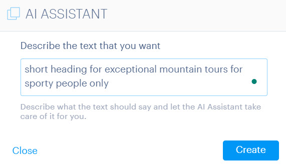 AI-prompt to adjust headline to a specific target audience 