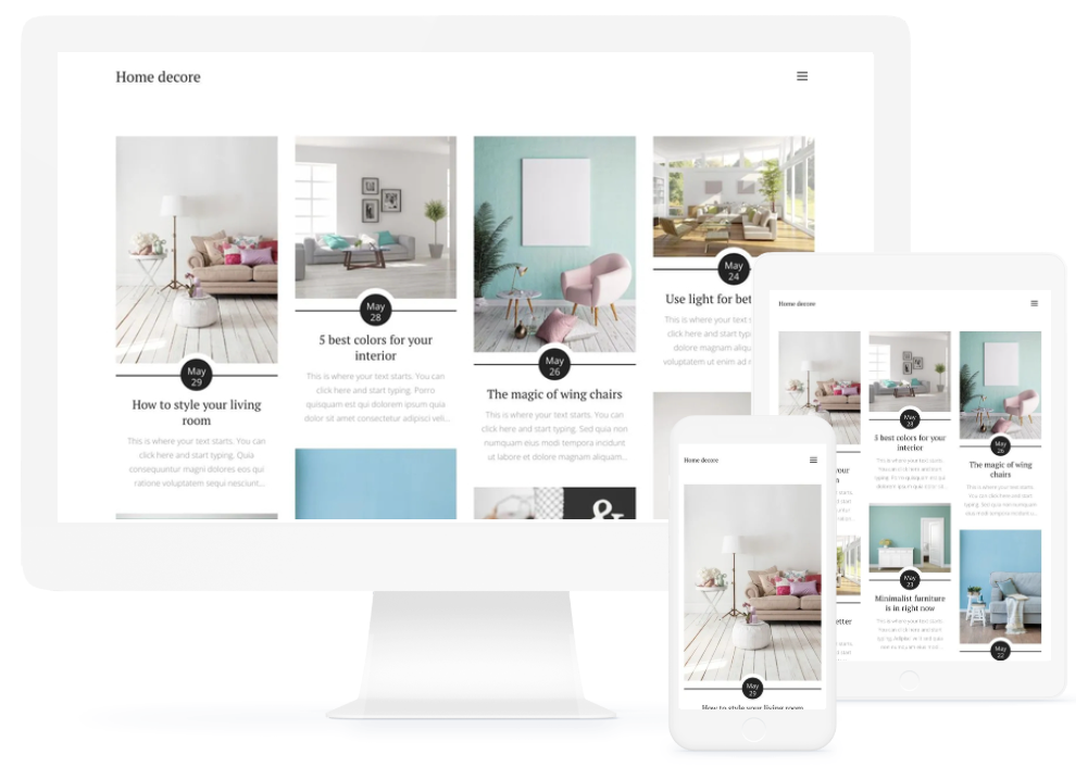 Home Decor Blog Template