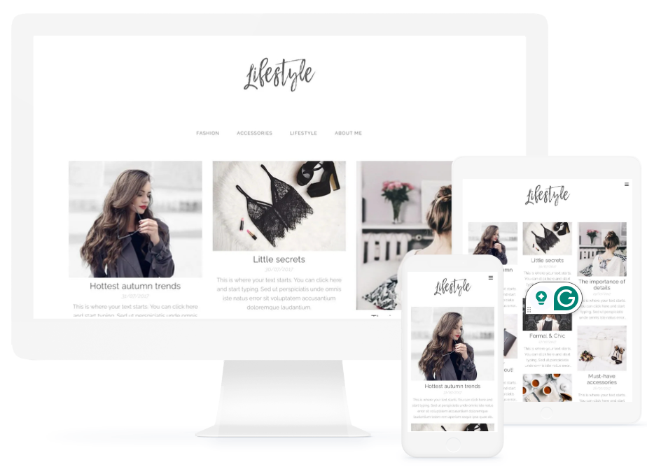 Lifestyle Blog Template