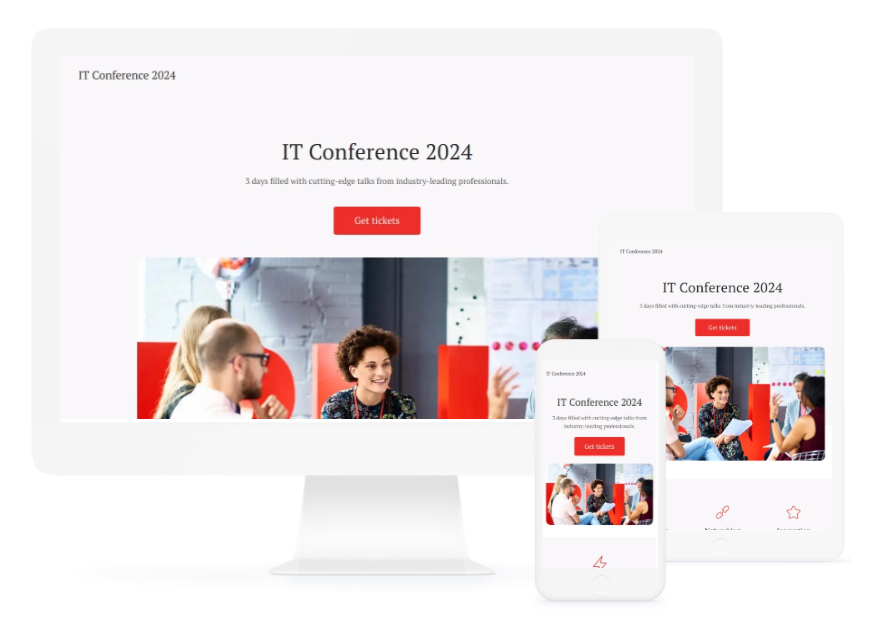 Conference Webnode Template