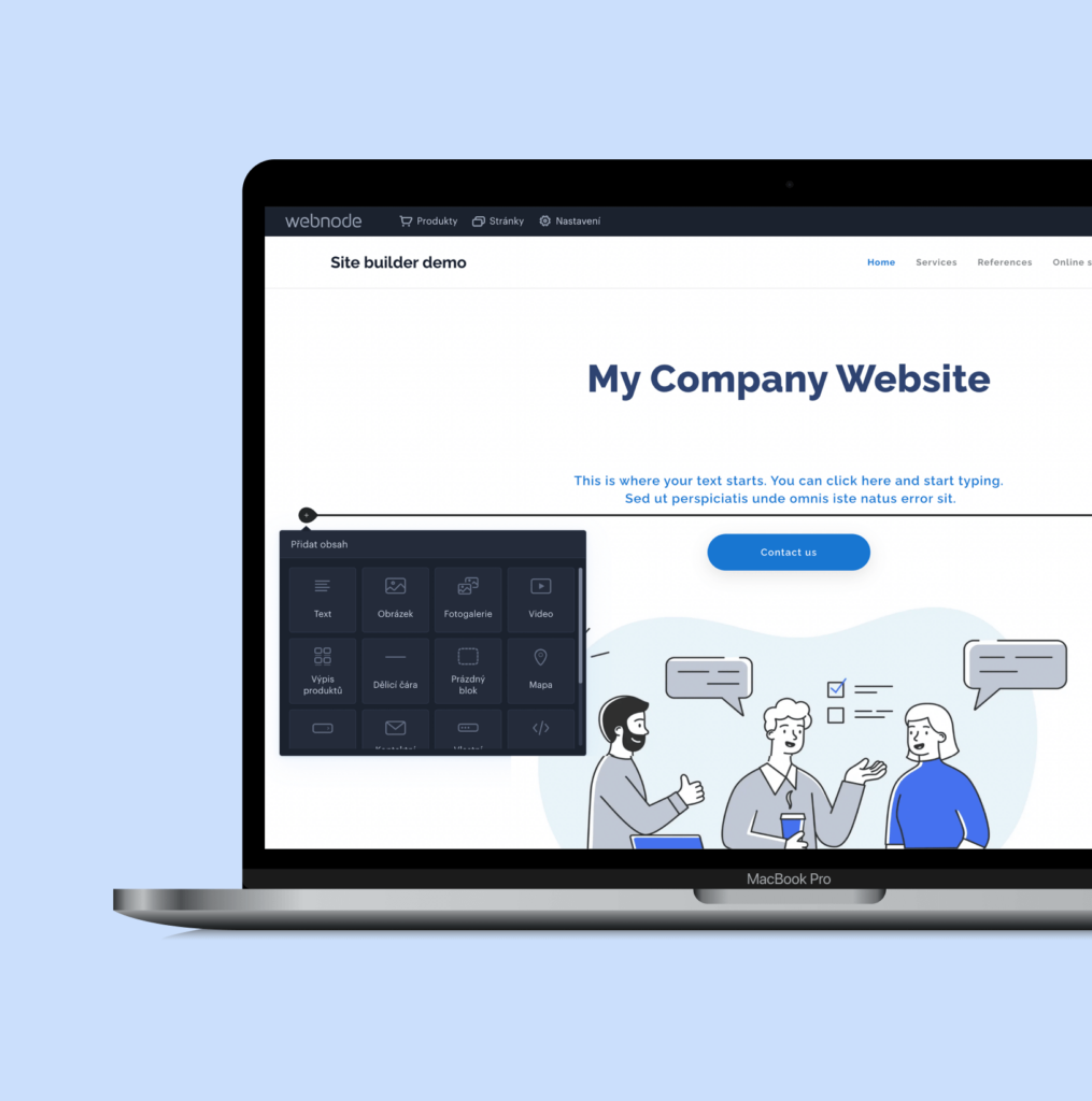 Build your site in 1 day with Webnode