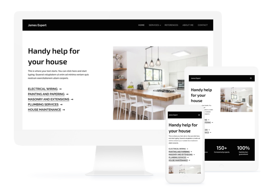 Handymen Webnode Template