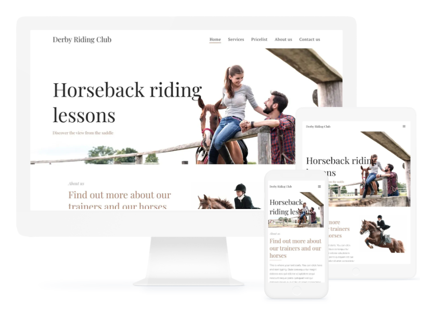 Riding School Webnode Template